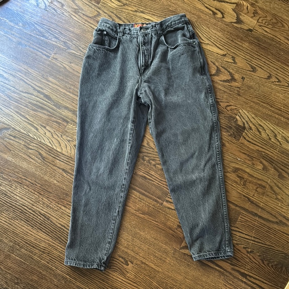 Vintage Bonjour Black Jeans